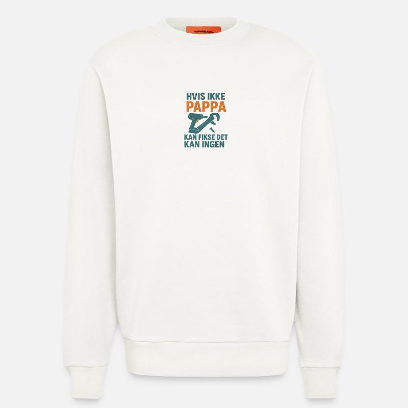 Memory Design with Tools Motif - Sweatshirt - made by SPREAD  - OFF WHITE