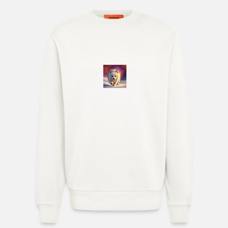 Icefox - Sweatshirt - made by SPREAD  - OFF WHITE