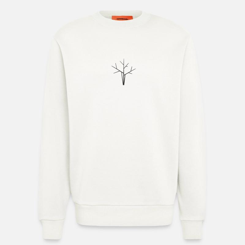 Tree abstract - Sweatshirt - made by SPREAD - OFF WHITE