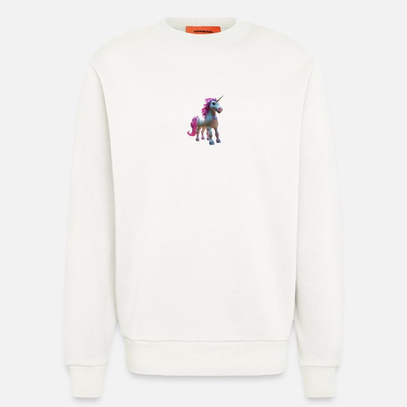 Einhorn - Sweatshirt - made by SPREAD - OFF WHITE
