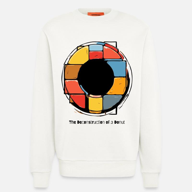 Die Dekonstruktion eines Donuts - Sweatshirt - made by SPREAD  - OFF WHITE