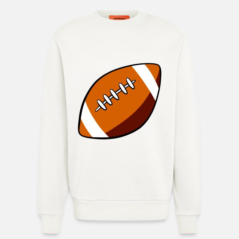 rugby - Sweatshirt - made by SPREAD  - OFF WHITE