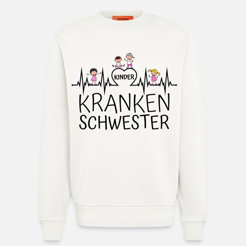 Kinderkrankenschwester Kinder Krankenschwester - Sweatshirt - made by SPREAD  - OFF WHITE