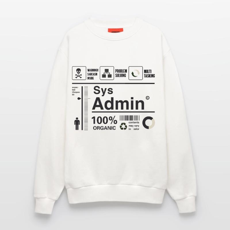 sys admin computer nerd pc kit programmer humor lo Sweatshirt - made by SPREAD 