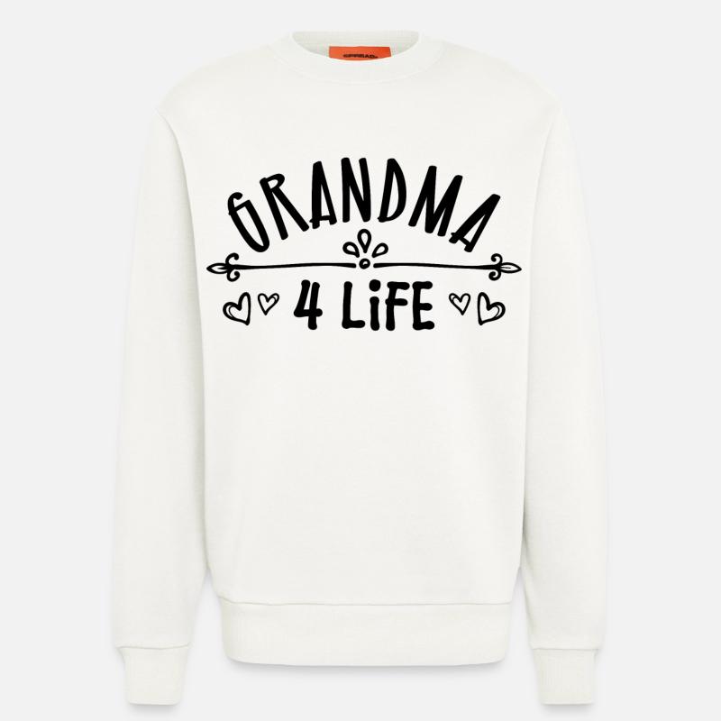 Gratuliere Oma Großmutter Statement Rentnerin - Sweatshirt - made by SPREAD  - OFF WHITE