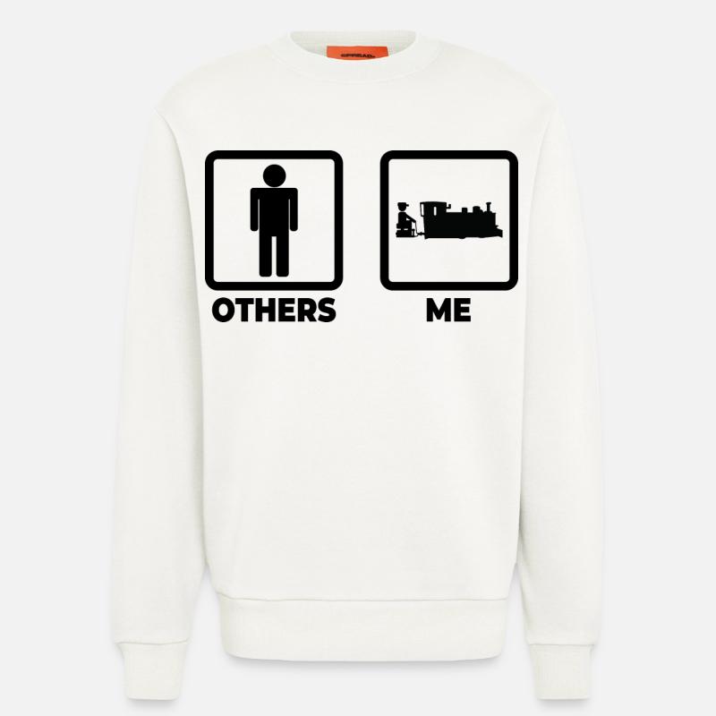 Leben eines Eisenbahners - Sweatshirt - made by SPREAD  - OFF WHITE
