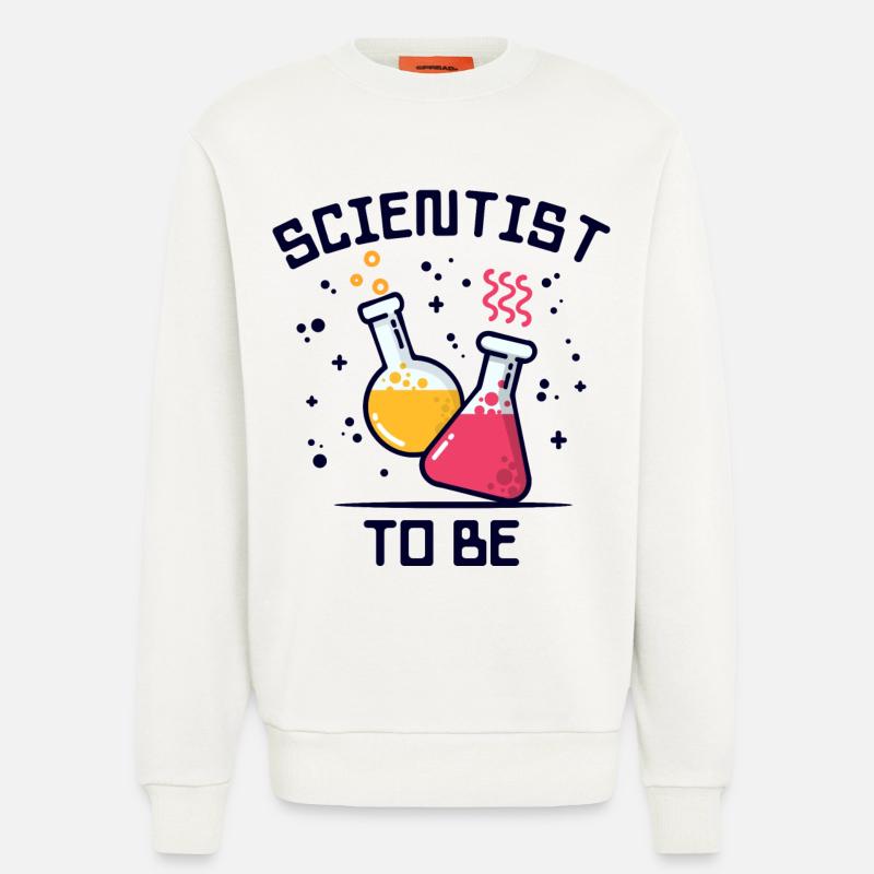 Workaholic Wissenschafter Statement Beruf Karriere - Sweatshirt - made by SPREAD  - OFF WHITE