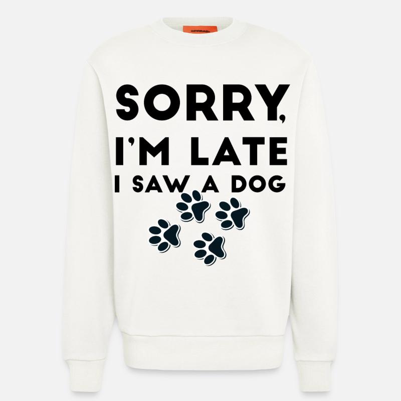 Pawprint Quartet Outline - Sweatshirt - made by SPREAD  - OFF WHITE