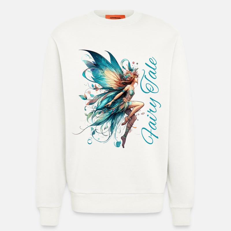 Fee Märchen Geschenk - Sweatshirt - made by SPREAD  - OFF WHITE
