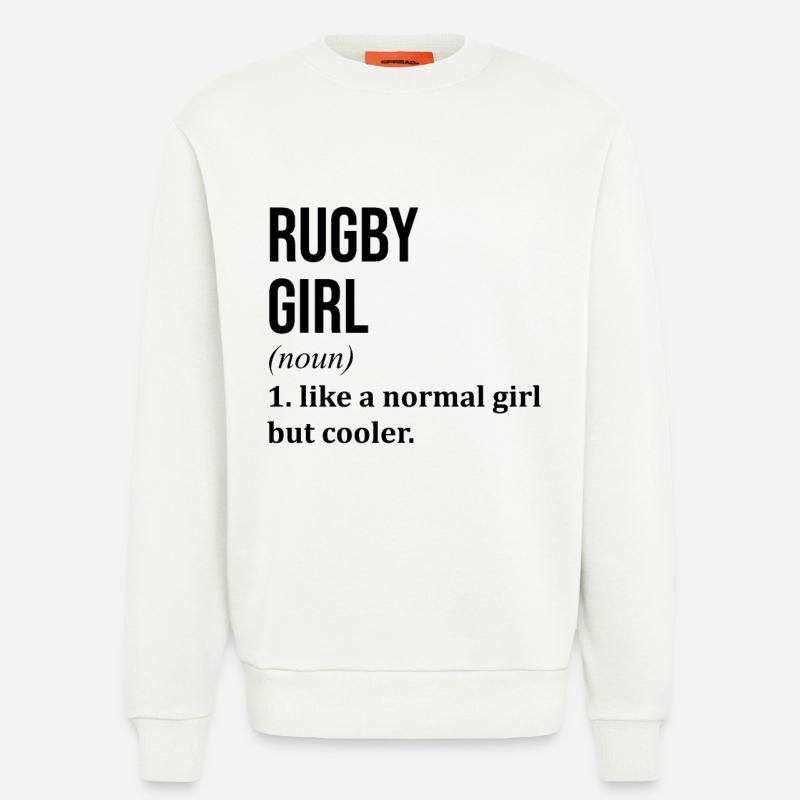 Rugby - Sweatshirt - made by SPREAD  - OFF WHITE