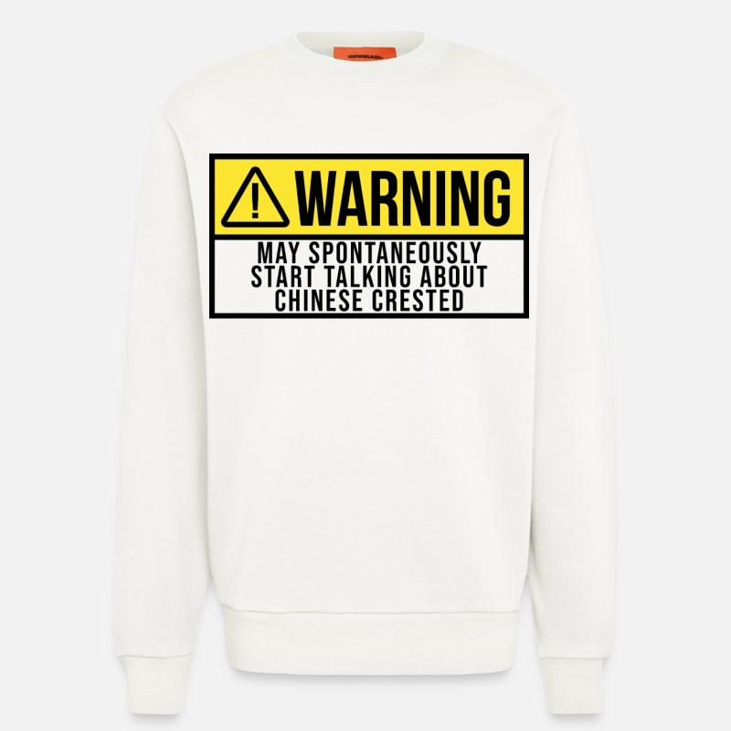 Chinesischer Schopf - Sweatshirt - made by SPREAD - OFF WHITE