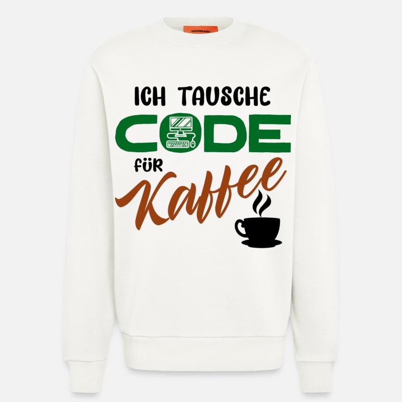 Programmierer Softwareentwickler Developer Code - Sweatshirt - made by SPREAD  - OFF WHITE