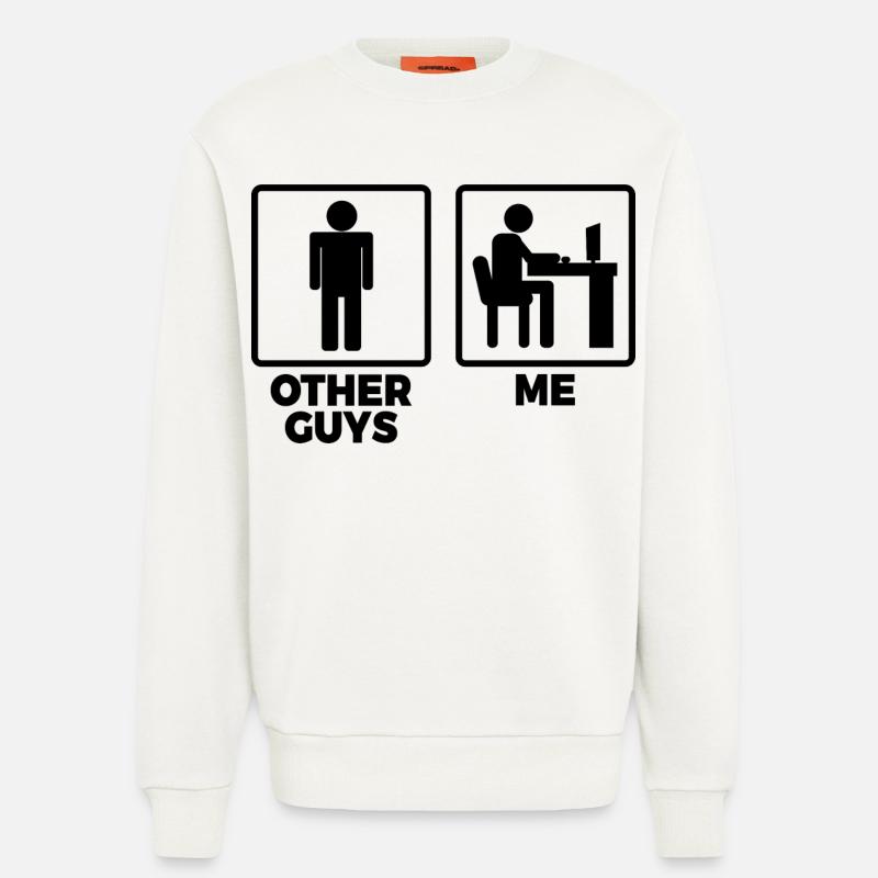 Andere Programmierer und ich - Sweatshirt - made by SPREAD  - OFF WHITE
