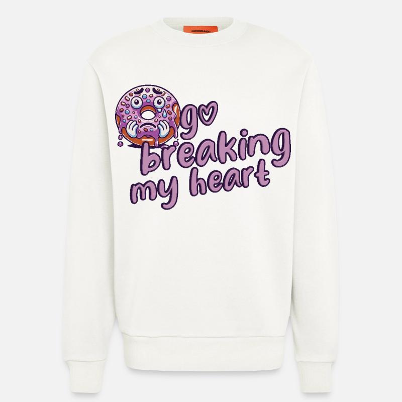 Beignet - Sweat bio décontracté fabriqué en UE - OFF WHITE