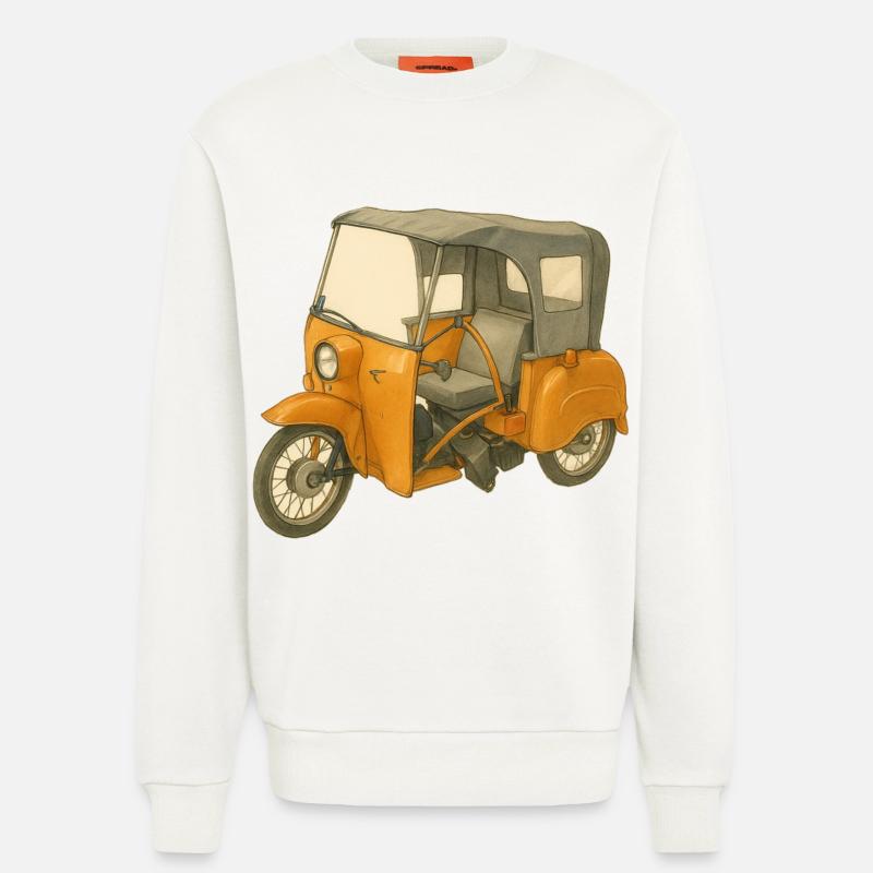 Krause Duo als Comic - Sweatshirt - made by SPREAD - OFF WHITE