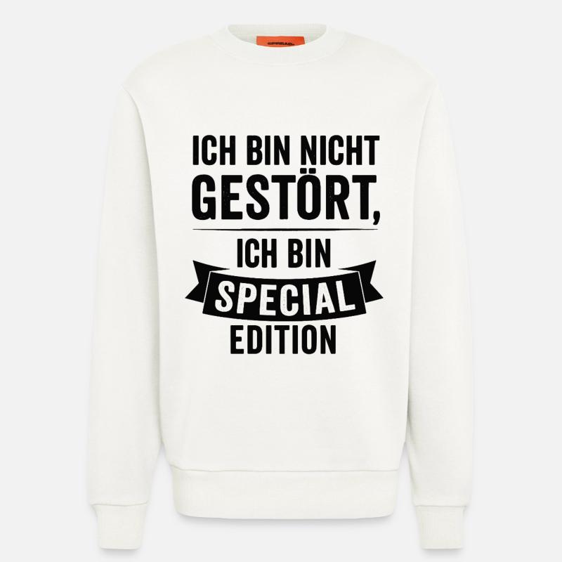 Je suis édition spéciale - Sweat bio décontracté fabriqué en UE - OFF WHITE