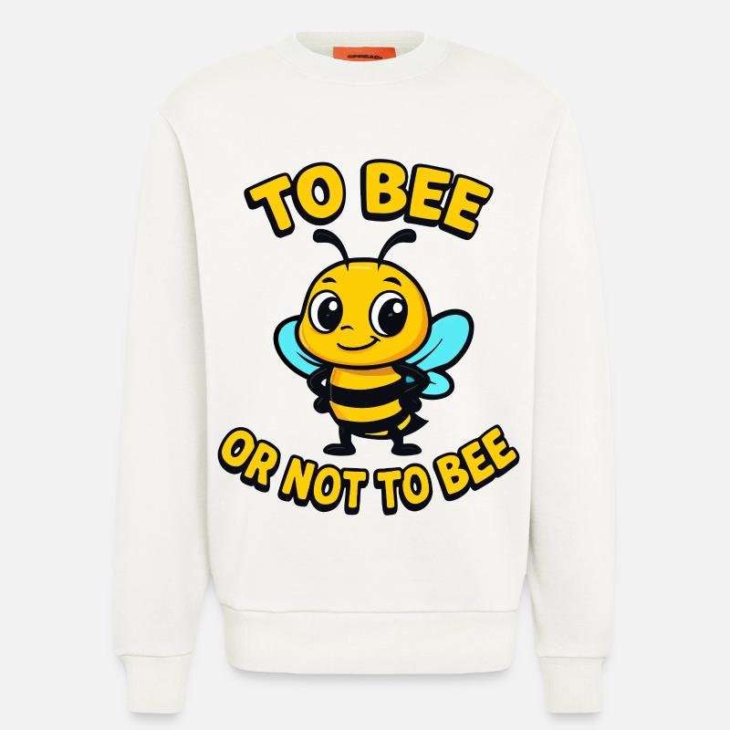Biene oder nicht Biene - Sweatshirt - made by SPREAD  - OFF WHITE
