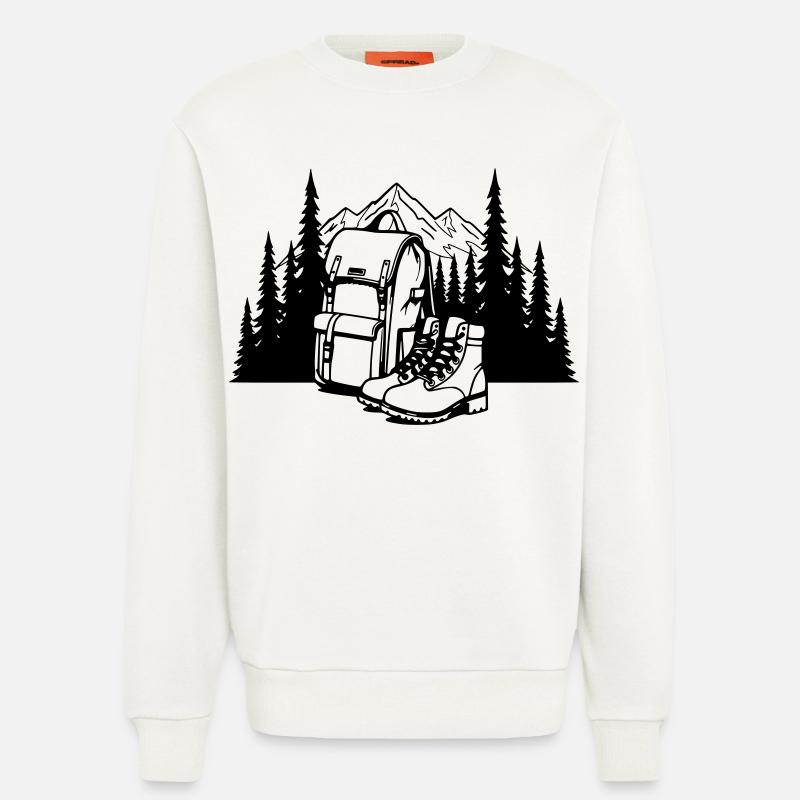 Absolute black, where it all begins - Sweatshirt - made by SPREAD  - OFF WHITE