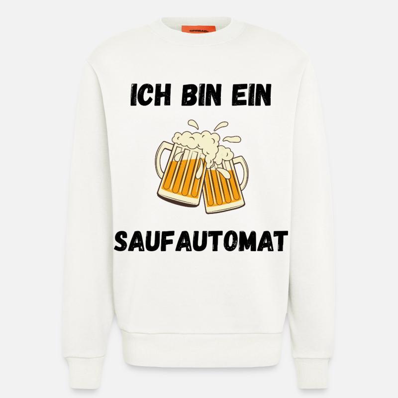Ich bin ein Saufautomat - Sweatshirt - made by SPREAD  - OFF WHITE