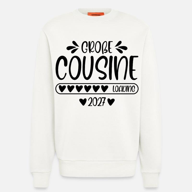 Große Cousine 2027 loading - Sweatshirt - made by SPREAD  - OFF WHITE