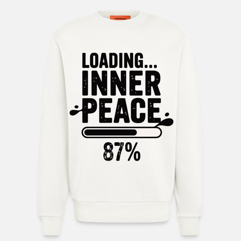 Loading Inner Peace 87 Prozent - Sweatshirt - made by SPREAD  - OFF WHITE