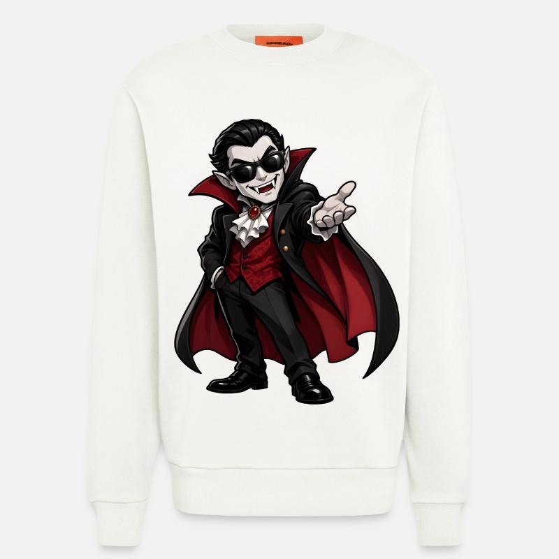 Vampire - Sweatshirt - made by SPREAD  - OFF WHITE
