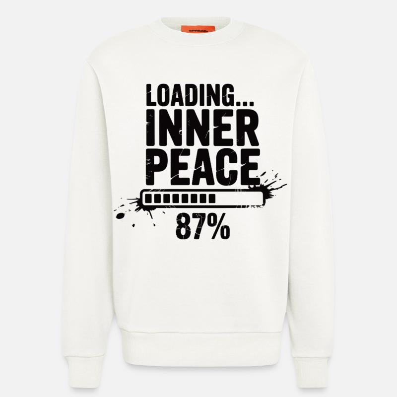 Loading Inner Peace - Sarkasmus Stress Shirt - Sweatshirt - made by SPREAD  - OFF WHITE