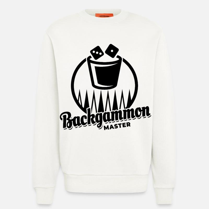 Backgammon Master | Board Game | Gift - Sweatshirt - made by SPREAD  - OFF WHITE