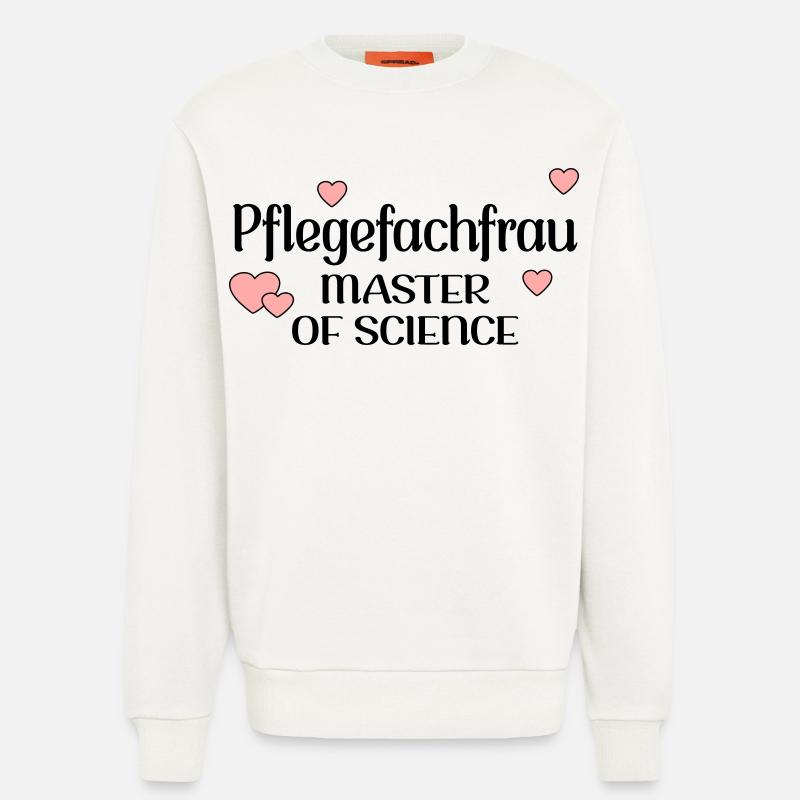 MASTERSTUDIUM PFLEGE - PFLEGEFACHFRAU - Sweatshirt - made by SPREAD  - OFF WHITE