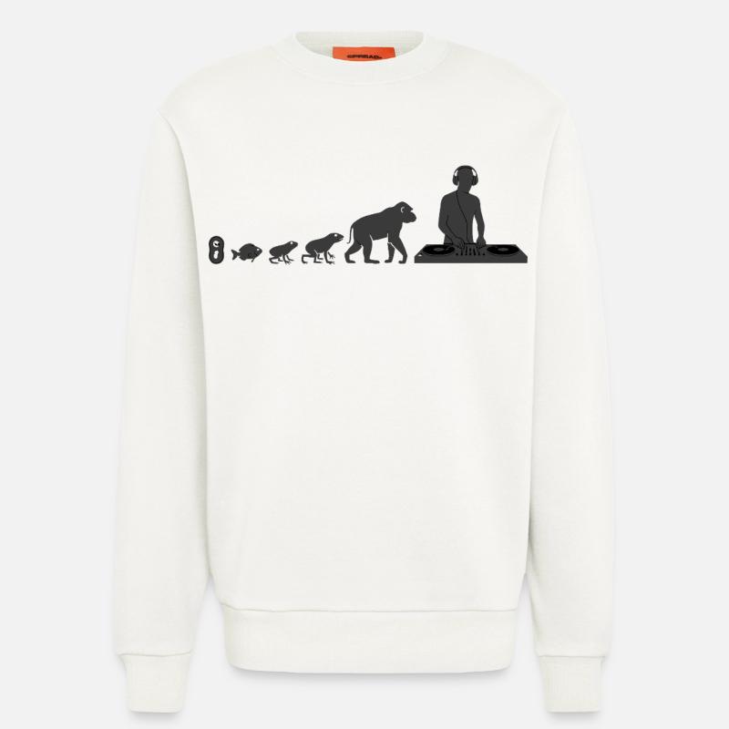 Évolution vers le DJ - Sweat bio décontracté fabriqué en UE - OFF WHITE