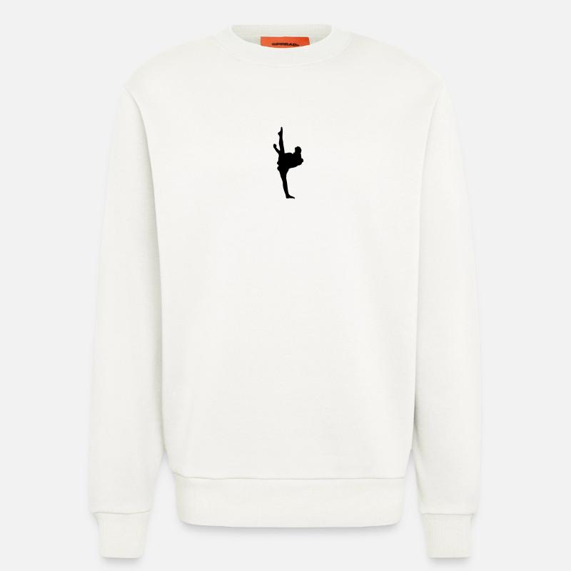 Karate oder Taekwondo High Kick - Sweatshirt - made by SPREAD  - OFF WHITE