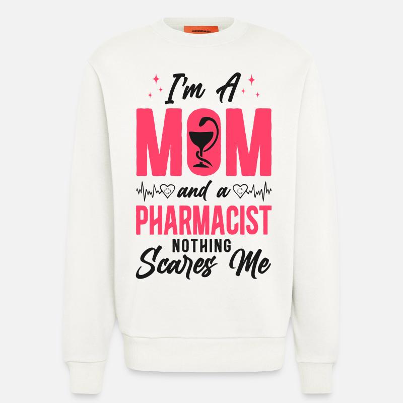 Pharmacy Tech Technician - Sweatshirt - made by SPREAD  - OFF WHITE