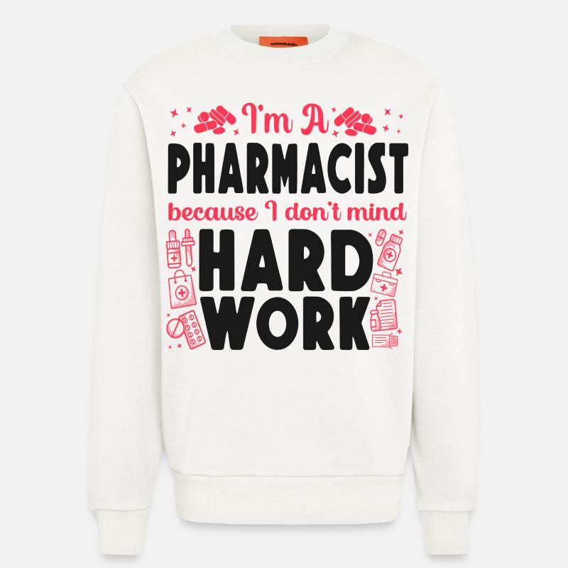 Pharmacy Tech Technician - Sweatshirt - made by SPREAD - OFF WHITE
