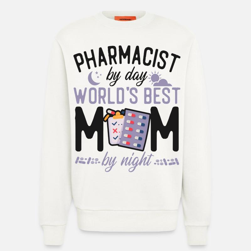 Pharmacy Tech Technician - Sweatshirt - made by SPREAD  - OFF WHITE