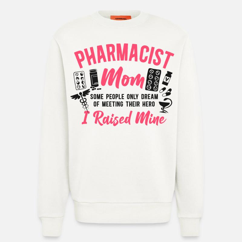 Pharmacy Tech Technician - Sweatshirt - made by SPREAD  - OFF WHITE