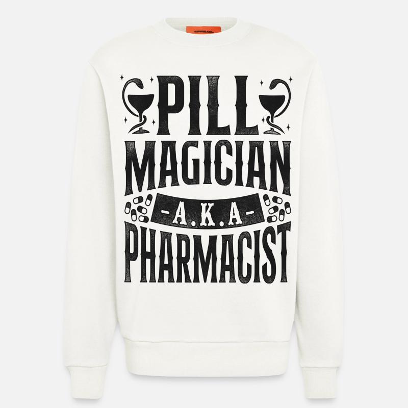 Pharmacy Tech Technician - Sweatshirt - made by SPREAD  - OFF WHITE