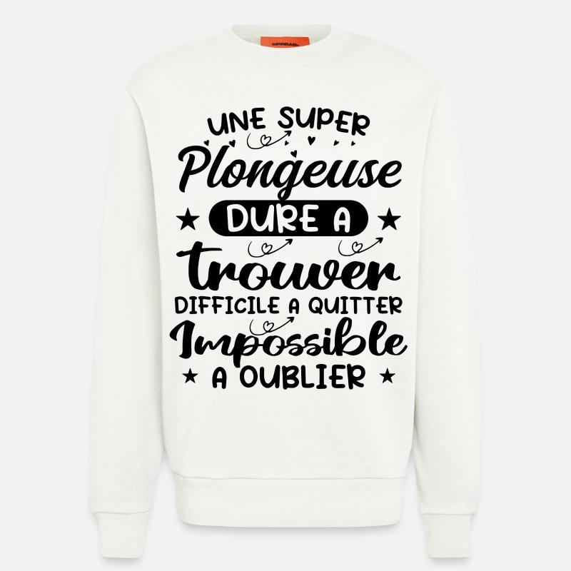 Ein Super Diver - Diver Geschenk - Sweatshirt - made by SPREAD  - OFF WHITE