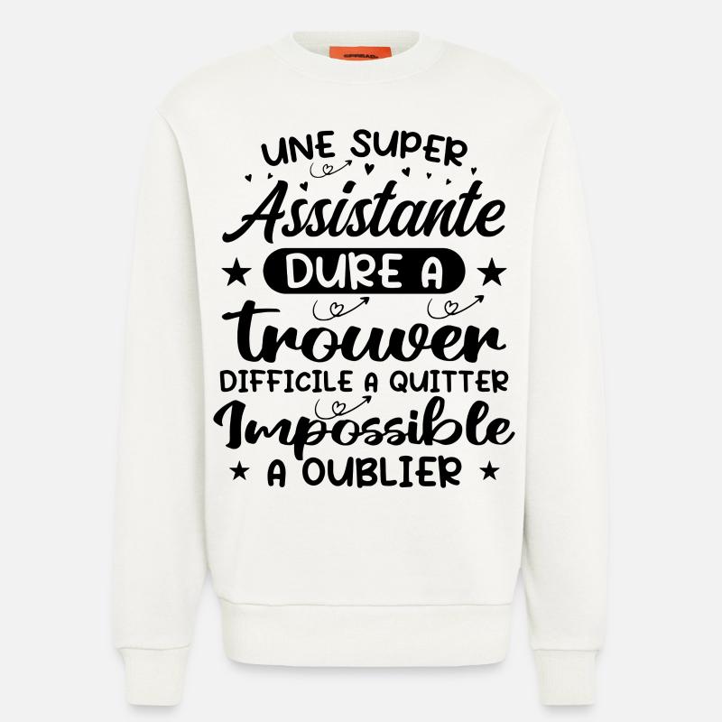 Ein Super Assistant - Assistent Geschenk - Sweatshirt - made by SPREAD - OFF WHITE