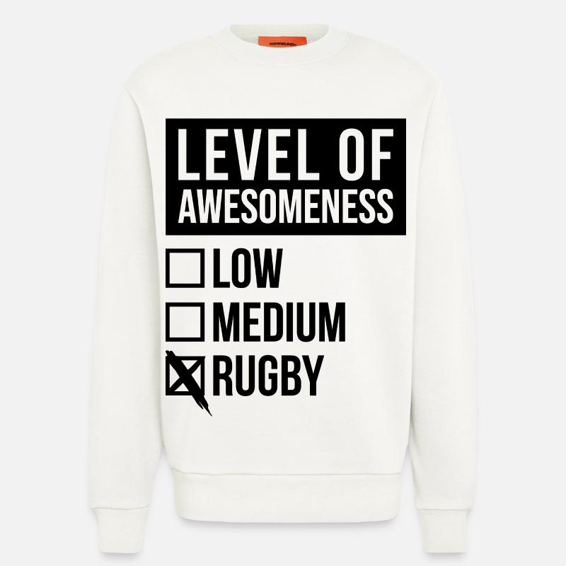 Rugby - Sweatshirt - made by SPREAD  - OFF WHITE