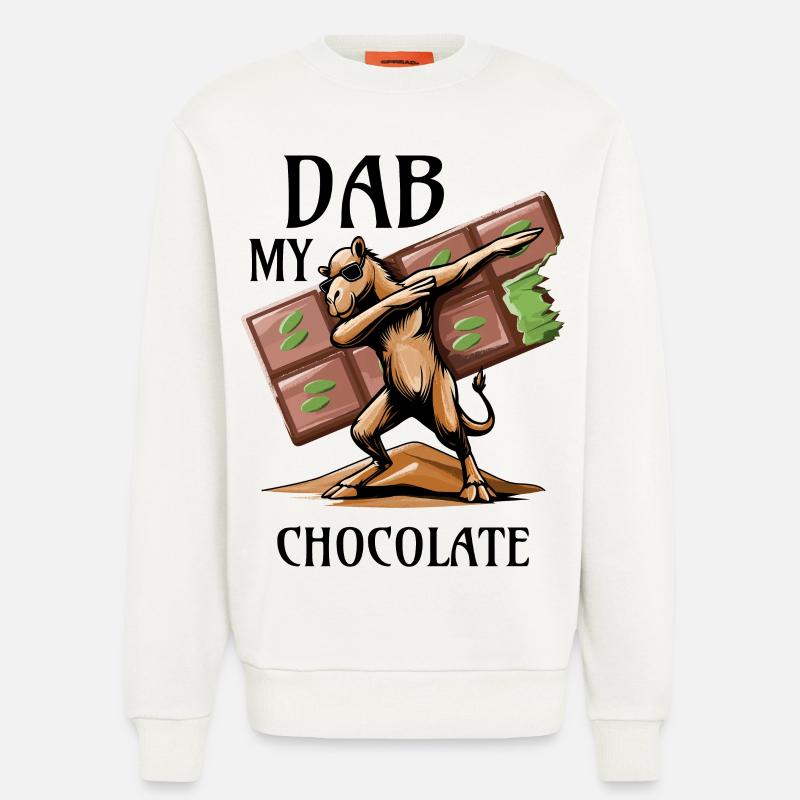 Dab My Chocolate – Der Dromedar-Dab! - Sweatshirt - made by SPREAD  - OFF WHITE