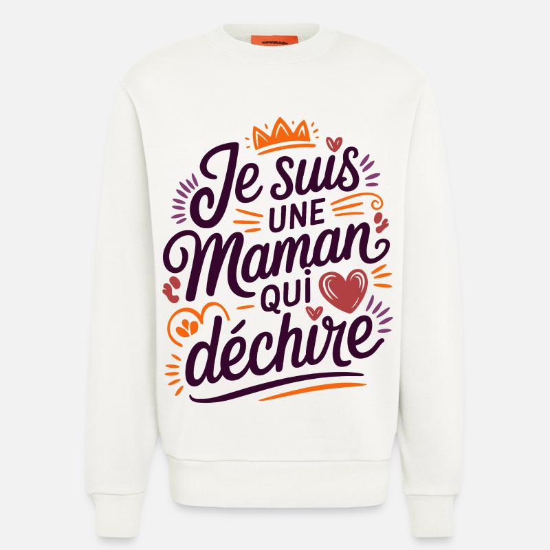 Ich bin eine Killer-Mutter - Sweatshirt - made by SPREAD  - OFF WHITE