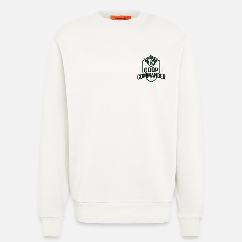 Huehnerhalter Experte - Sweatshirt - made by SPREAD  - OFF WHITE