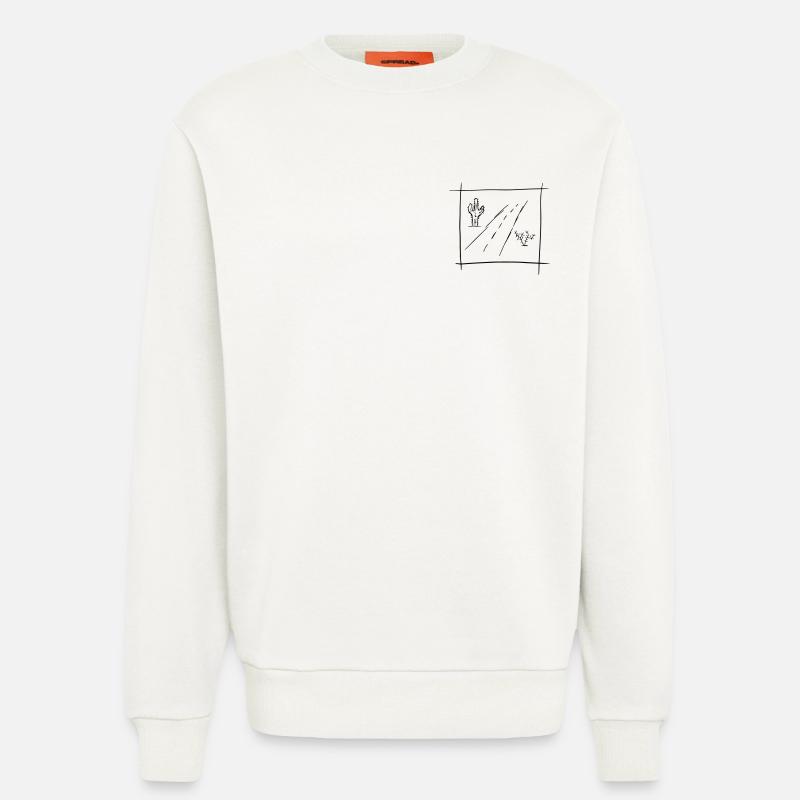 Highway - Sweatshirt - made by SPREAD  - OFF WHITE