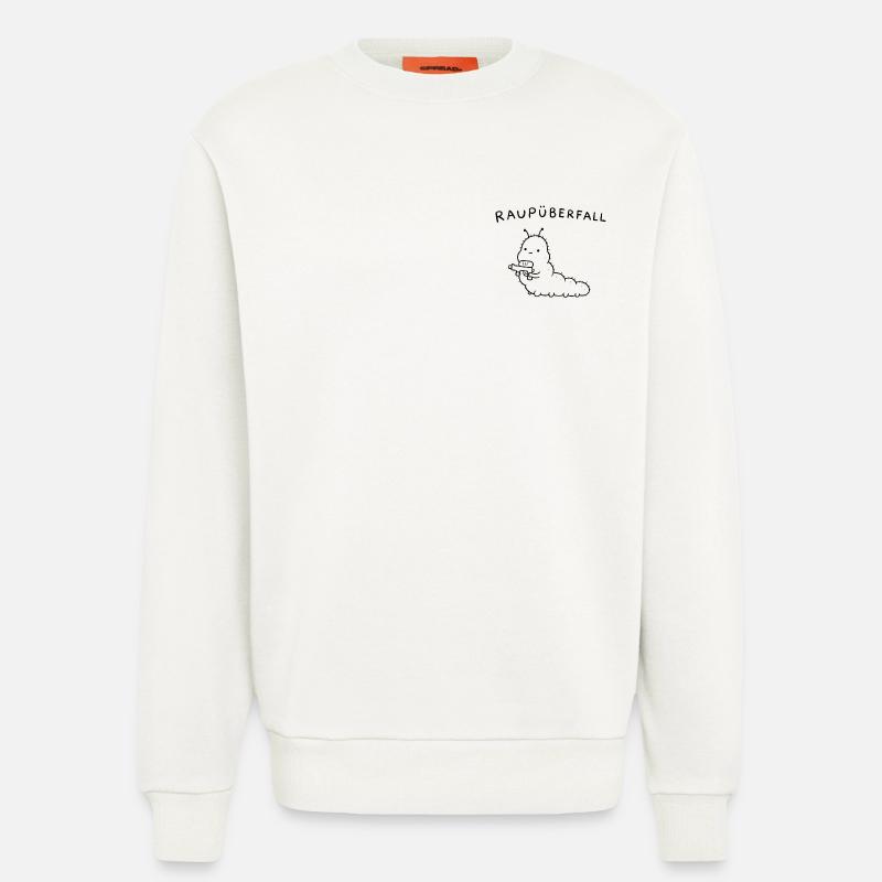 Raupüberfall - Sweatshirt - made by SPREAD  - OFF WHITE