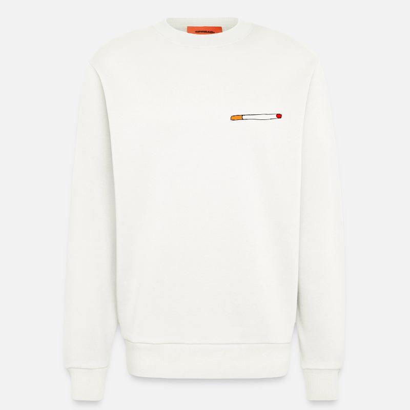 Zigarette - Sweatshirt - made by SPREAD  - OFF WHITE