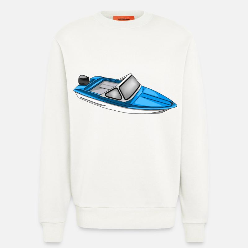 Ibis Boot der DDR - Sweatshirt - made by SPREAD - OFF WHITE