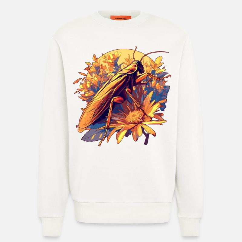 cafards cafards cafards cafard - Sweat bio décontracté fabriqué en UE - OFF WHITE