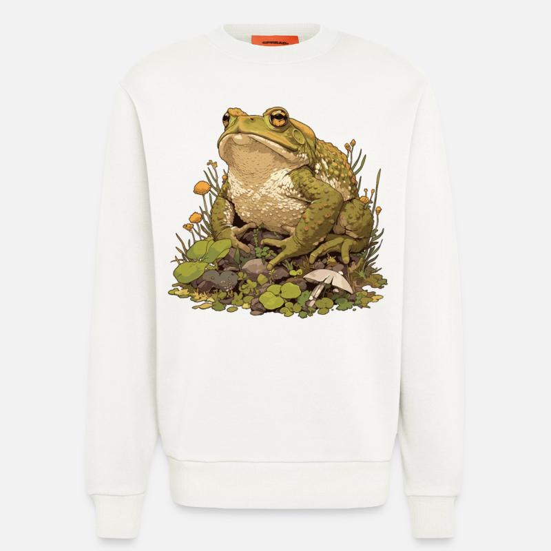 Toad Toads Toad - Sweatshirt - made by SPREAD  - OFF WHITE
