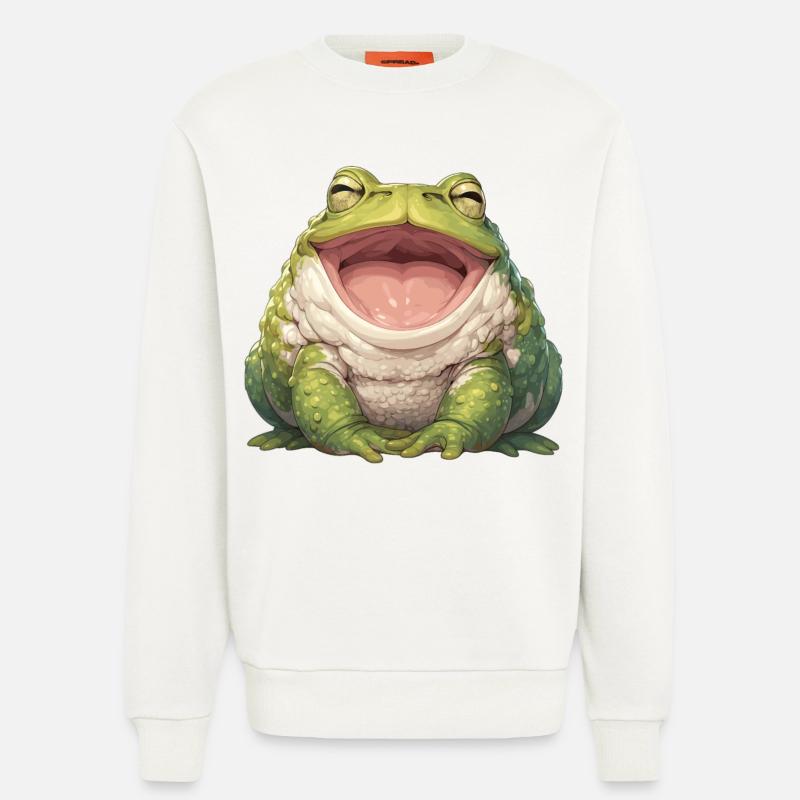 Toad Toads Toad - Sweatshirt - made by SPREAD  - OFF WHITE
