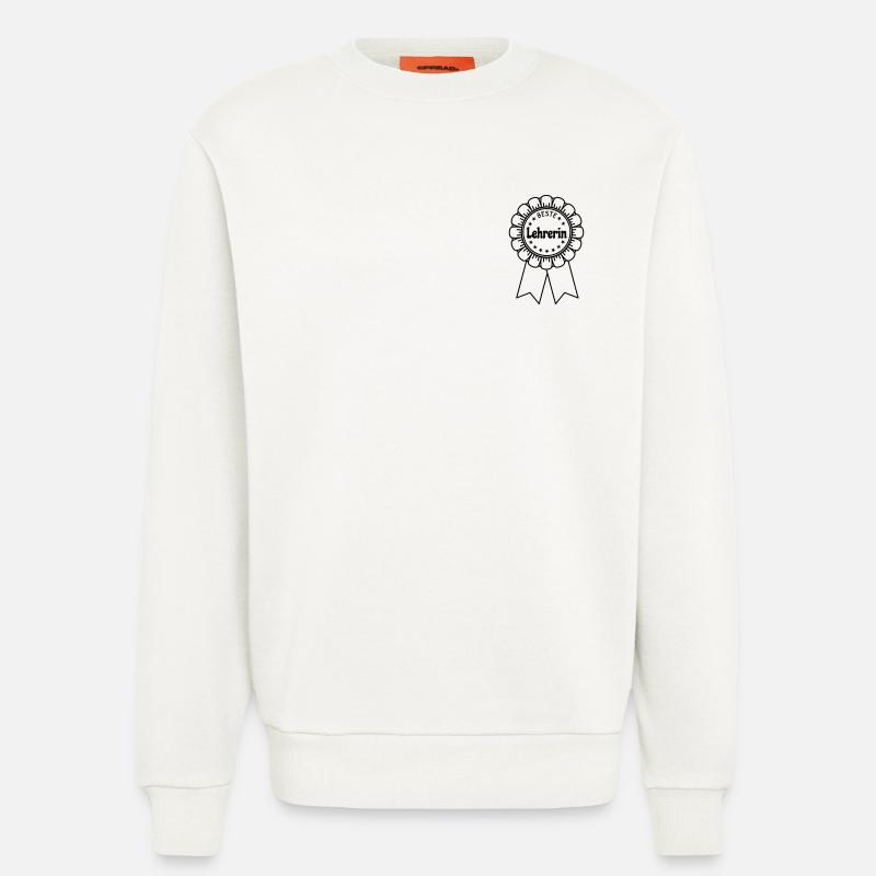 Beste Lehrerin - Sweatshirt - made by SPREAD - OFF WHITE